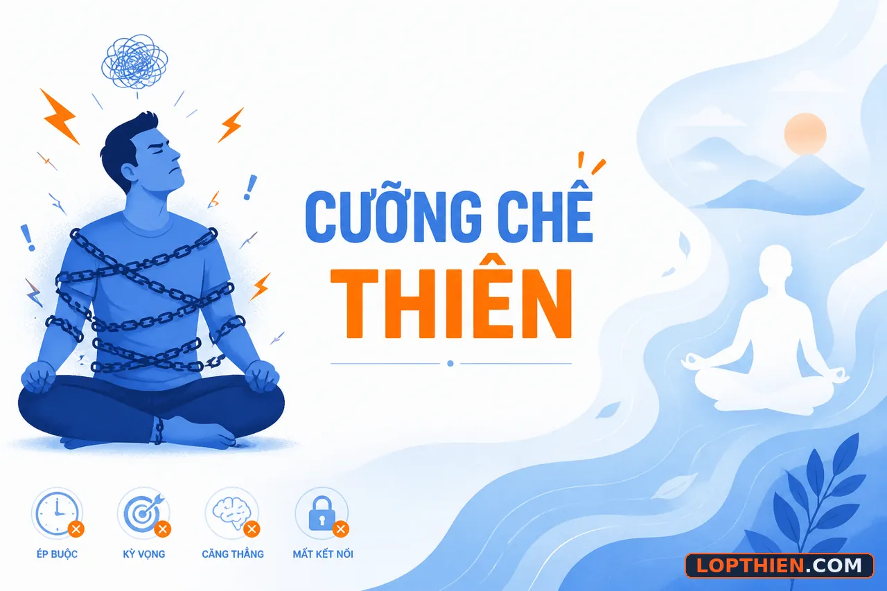 Dấu hiệu tiếp cận thiền chưa đúng gây căng thẳng
