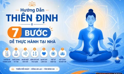 Hướng dẫn thiền định: 7 bước tập thiền dễ thực hành tại nhà