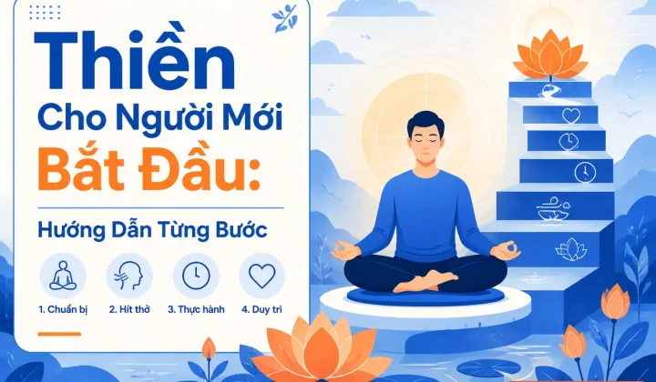 thiền cho người mới bắt đầu: hướng dẫn từng bước