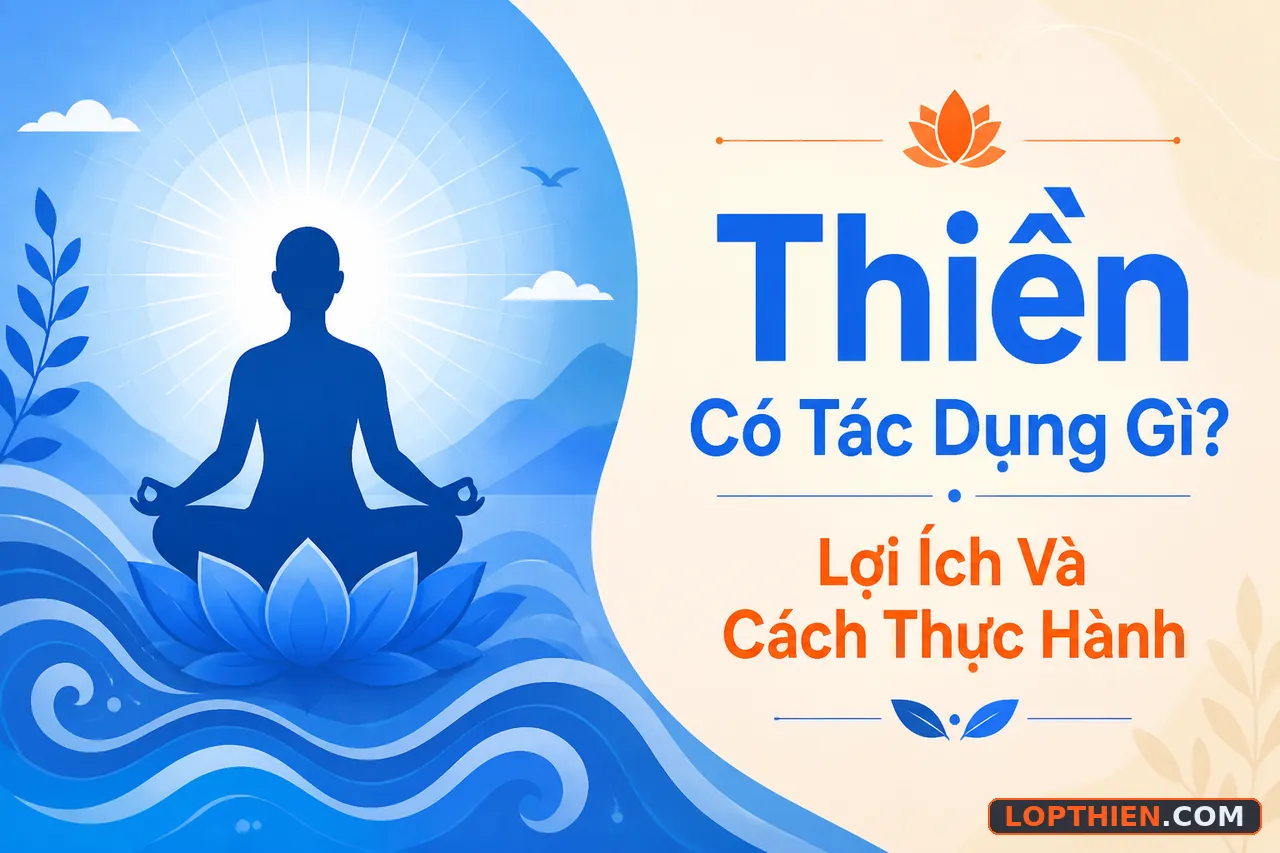 Thiền có tác dụng gì: lợi ích thiền định và cách thực hành tại nhà