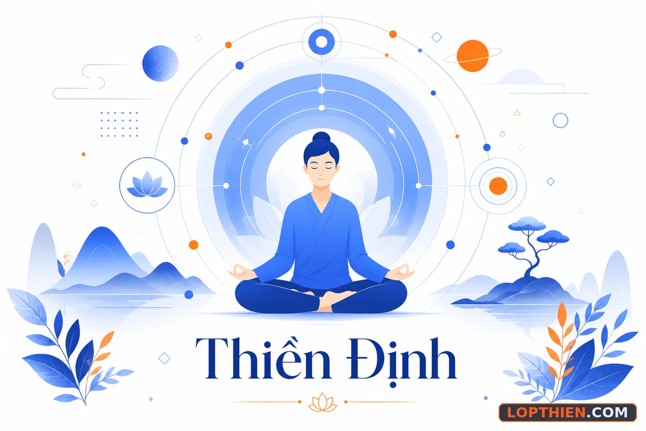 Khái niệm thiền định—trạng thái tập trung sâu của tâm