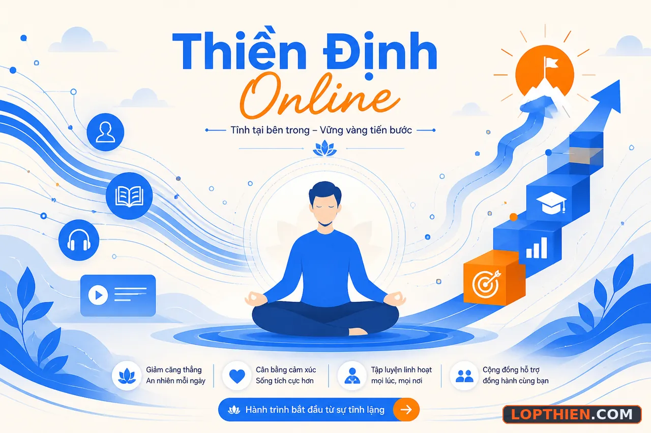Thiền định online - học theo đúng phương pháp từ nhà