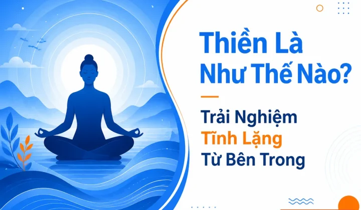 Thiền là như thế nào - khám phá trạng thái tĩnh lặng nội tâm từ bên trong