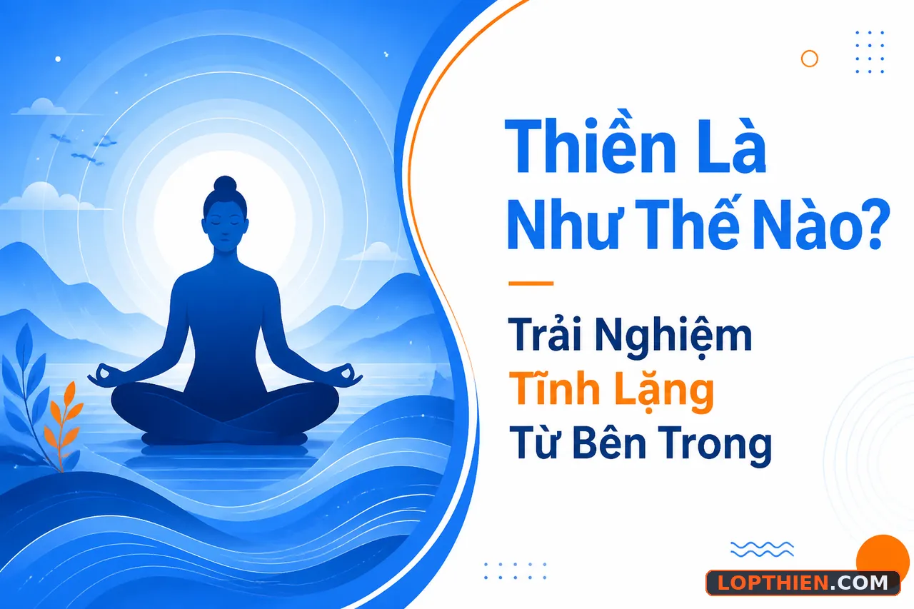 Thiền là như thế nào - khám phá trạng thái tĩnh lặng nội tâm từ bên trong