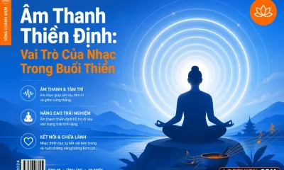 Âm thanh thiền định - minh họa vai trò nhạc lợi ích trong buổi thiền