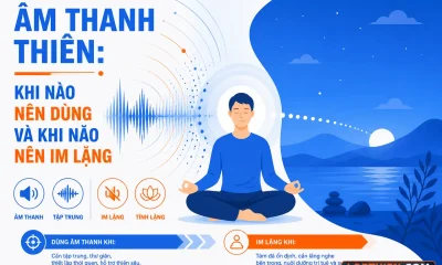 Âm thanh thiền - khi dùng và khi im lặng để thư giãn