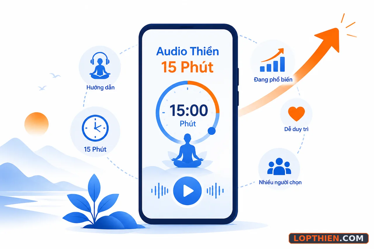 "Phổ biến ngày nay" - Tập tin audio thiền được nghe phổ biến hiện nay