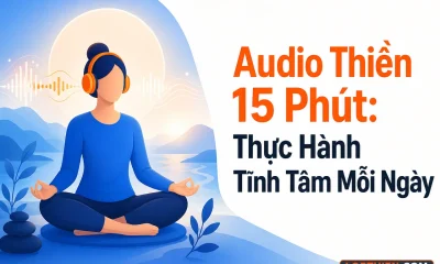 audio thiền 15 phút giúp thực hành tĩnh tâm hiệu quả mỗi ngày