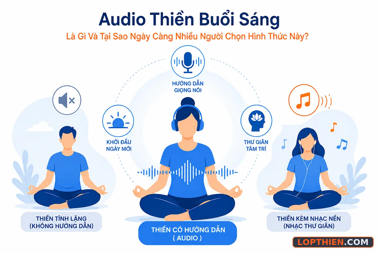 Thiền buổi sáng là hình thức thực hành được nhiều người lựa chọn hiện nay.