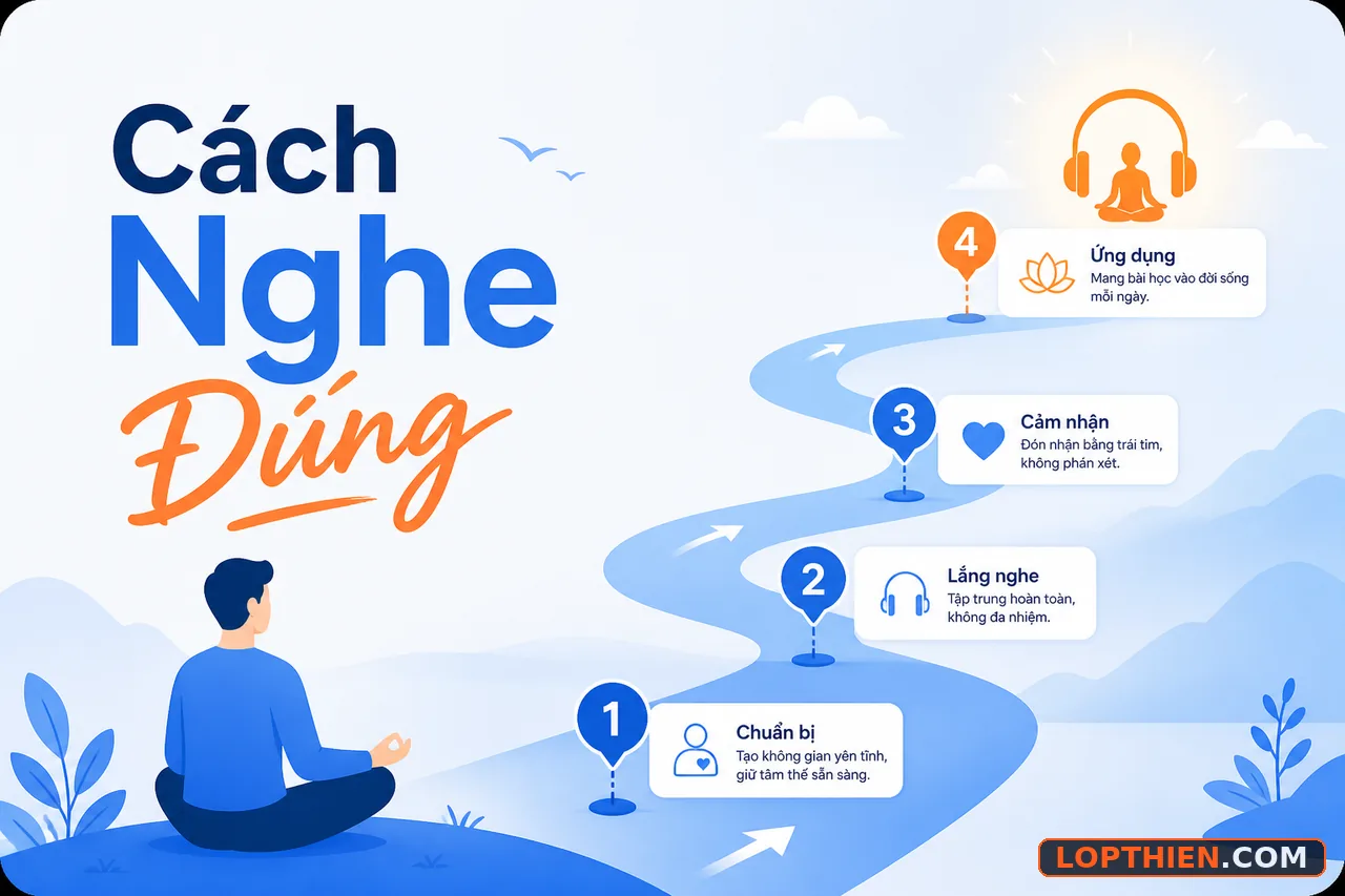 Hành trình nghe nhạc thiền đúng cách để đạt hiệu quả