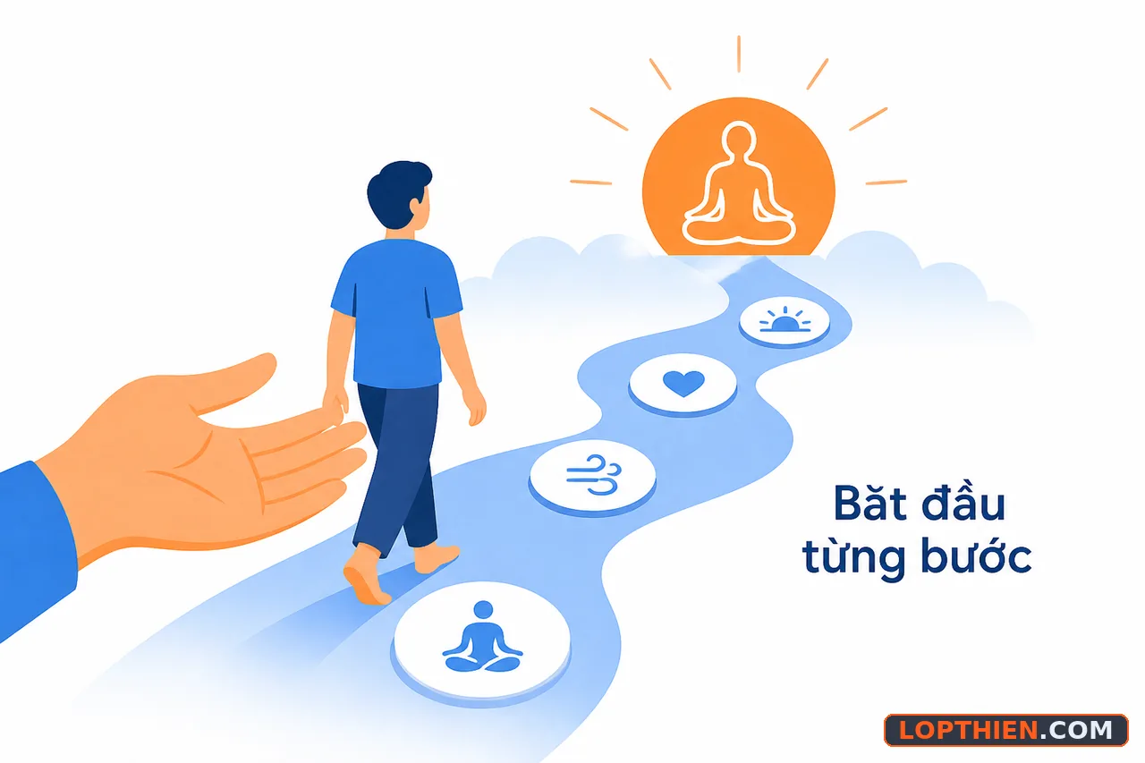 Bắt đầu thiền sâu cần khóa học hướng dẫn, không yêu cầu kinh nghiệm trước.