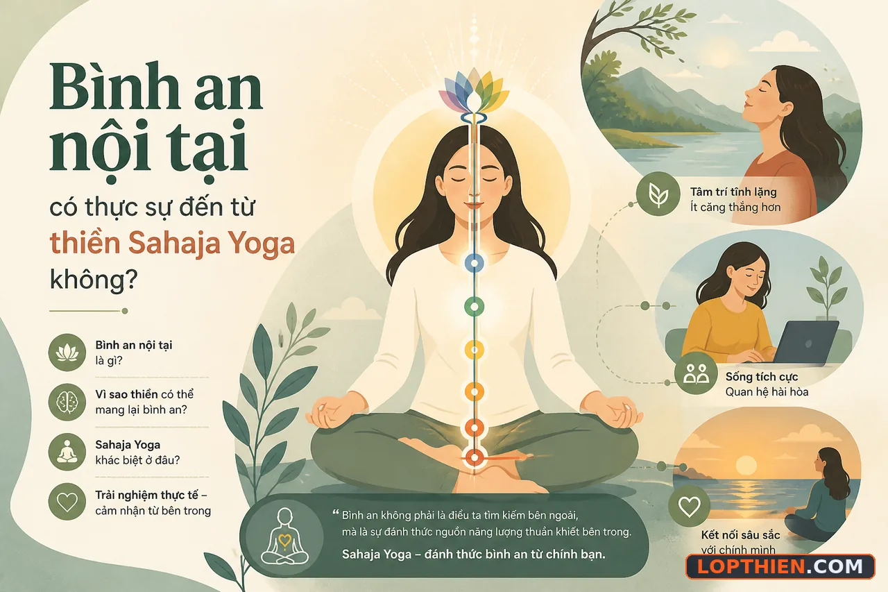 Bình an nội tại có thực sự đến từ thiền Sahaja Yoga không? - lợi ích thiền sahaja yoga