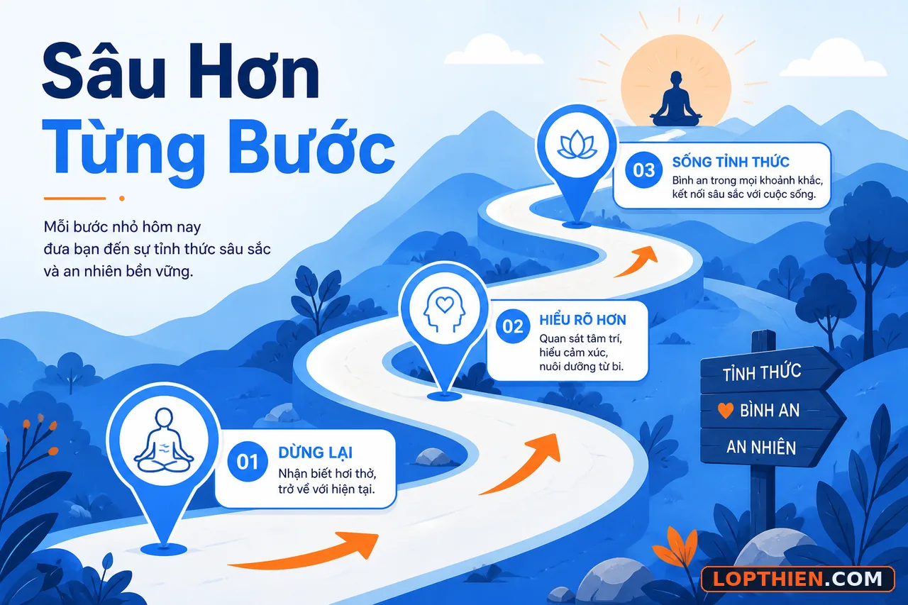 Cách thực hành thiền 20 phút mỗi ngày từng bước để tĩnh lặng sâu hơn