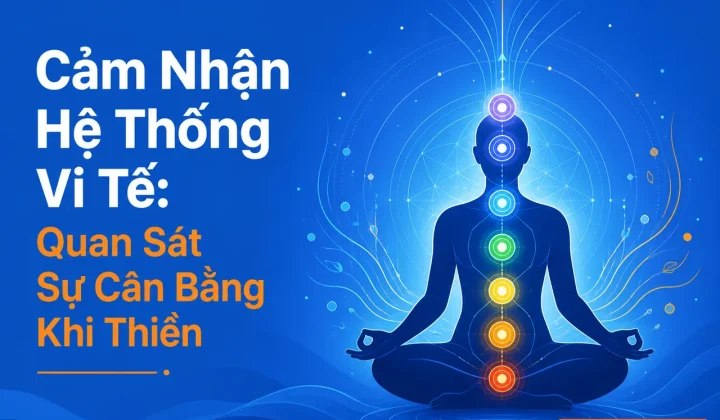 Cảm nhận hệ thống vi tế khi thiền định: Sự cân bằng tâm - thể
