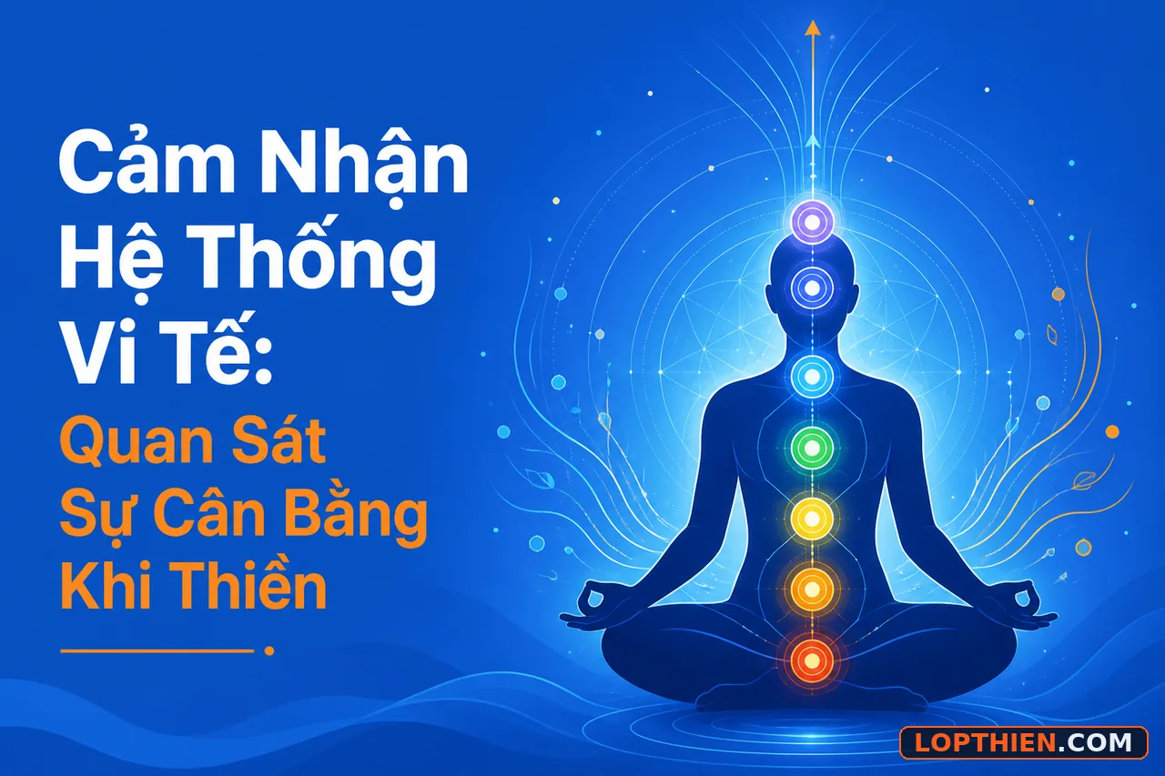 Cảm nhận hệ thống vi tế khi thiền định: Sự cân bằng tâm - thể