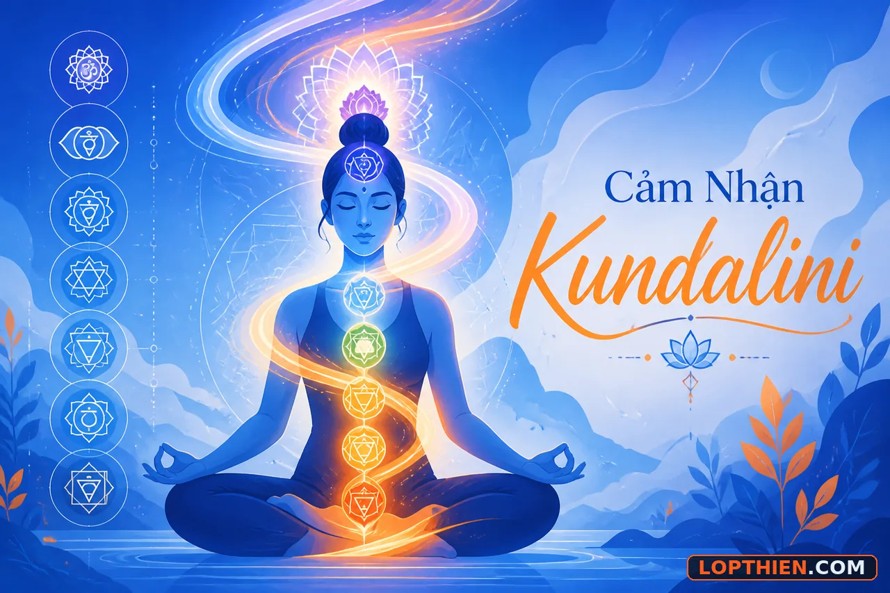 Thức dậy kundalini - năng lượng tâm linh xoay chuyển qua các kênh tế tân.