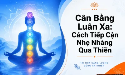 "Cân bằng luân xa: năng lượng rực rỡ qua thiền định"