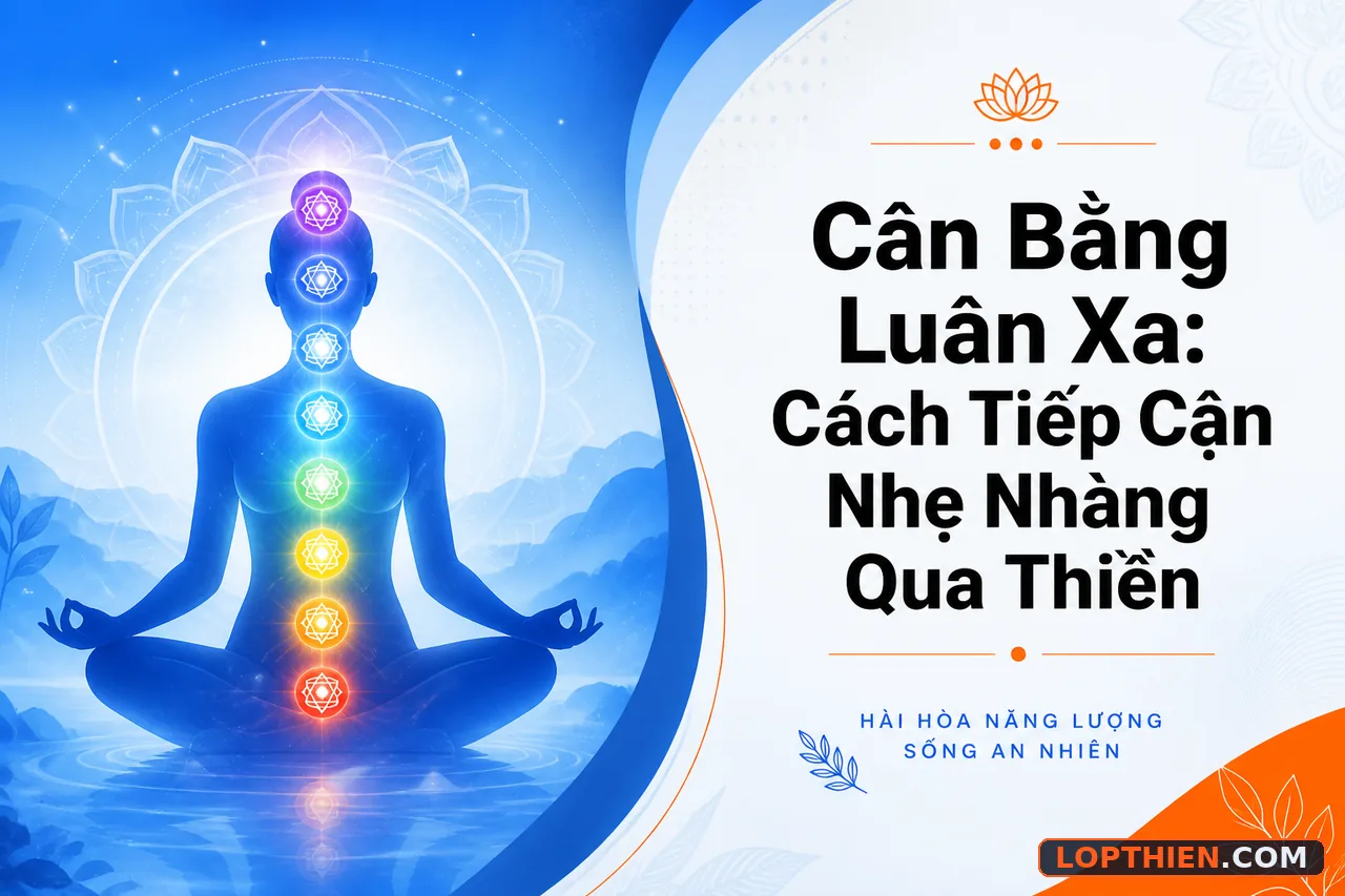 "Cân bằng luân xa: năng lượng rực rỡ qua thiền định"