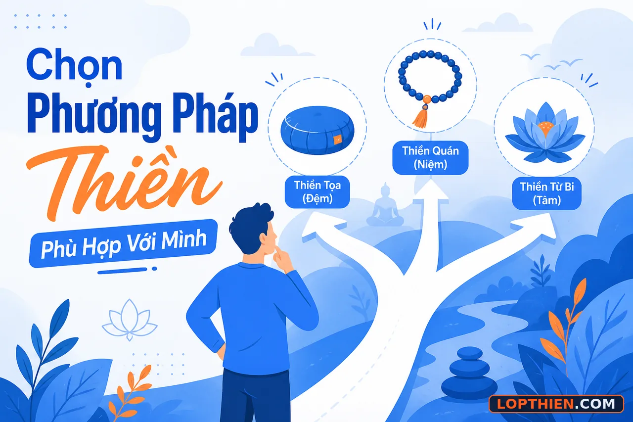 Lựa chọn phương pháp thiền phù hợp với nhu cầu cá nhân
