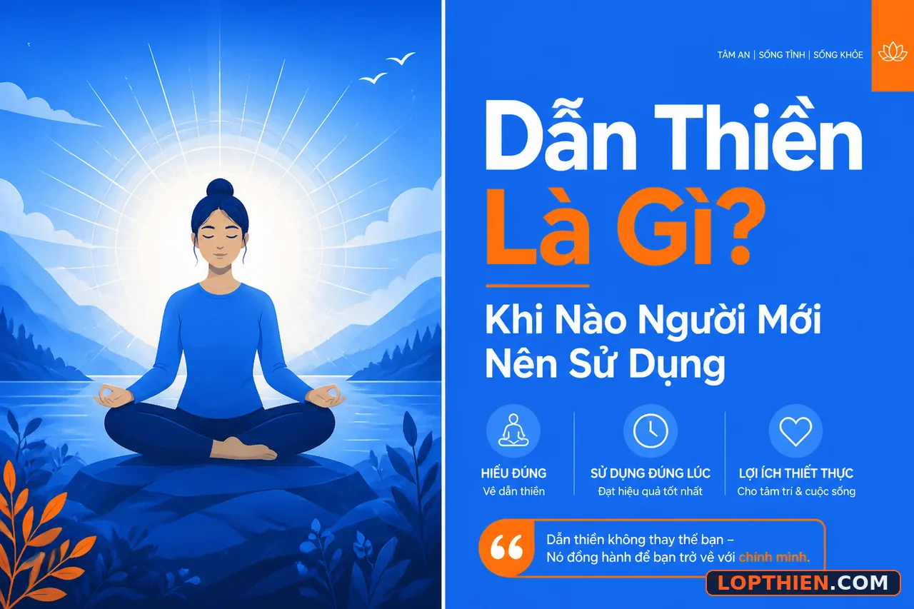 dẫn thiền là gì và khi nào người mới nên bắt đầu sử dụng