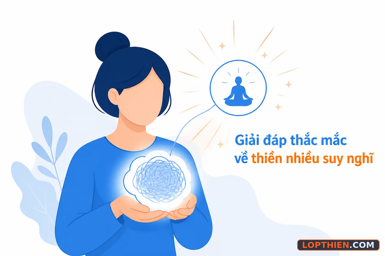 Giải đáp chi tiết những thắc mắc về thiền nhiều suy nghĩ hiệu quả.