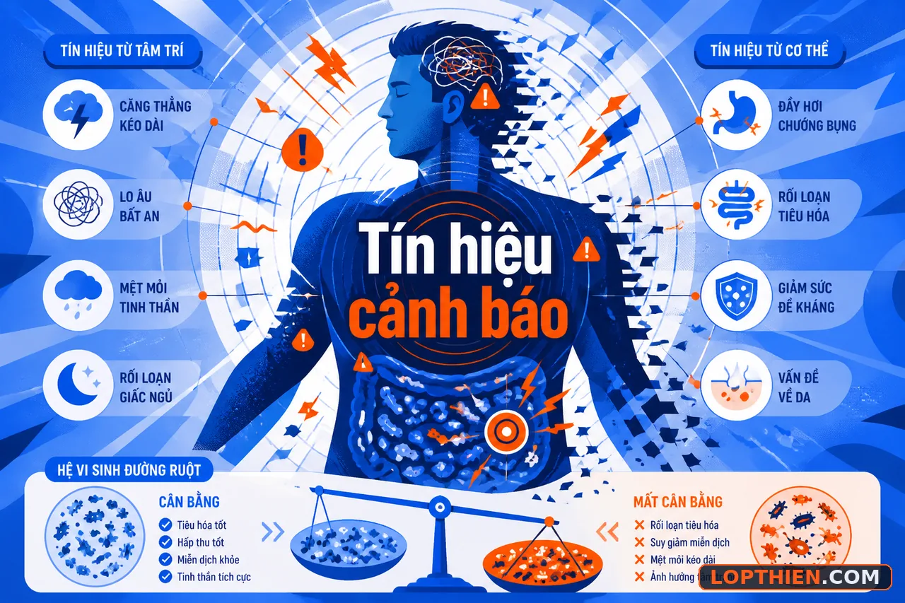 Tín hiệu cảnh báo từ hệ thống vi tế mất cân bằng.