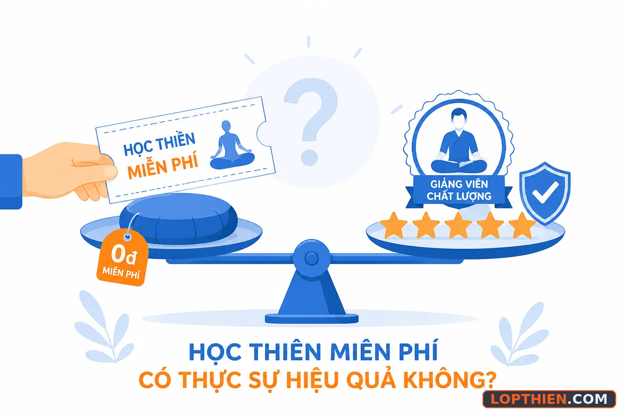 Lớp thiền miễn phí online có hiệu quả thực sự hay không?