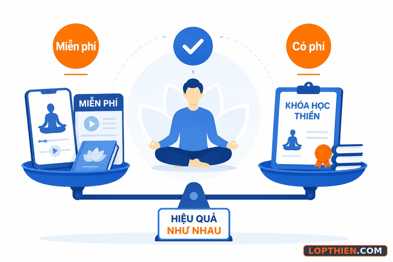 Học thiền miễn phí có hiệu quả nếu chọn nguồn uy tín