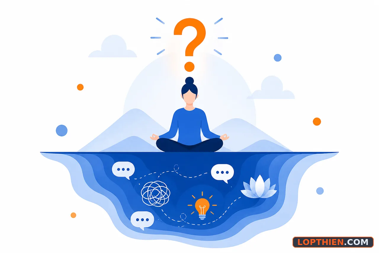 Góc nhìn sâu sắc ít người biết về suy nghĩ trong thiền định.