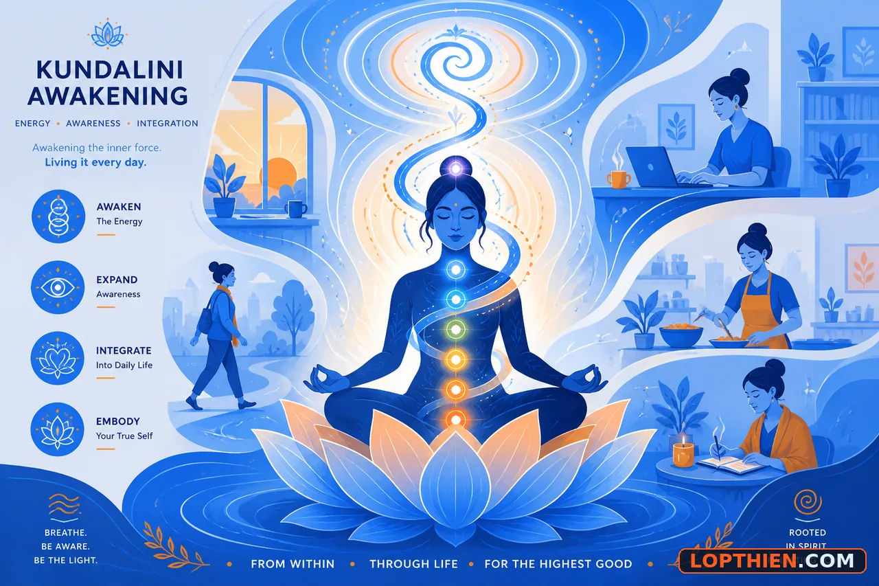 Kundalini thức tỉnh và hành trình phát triển tâm linh dài hạn tích hợp