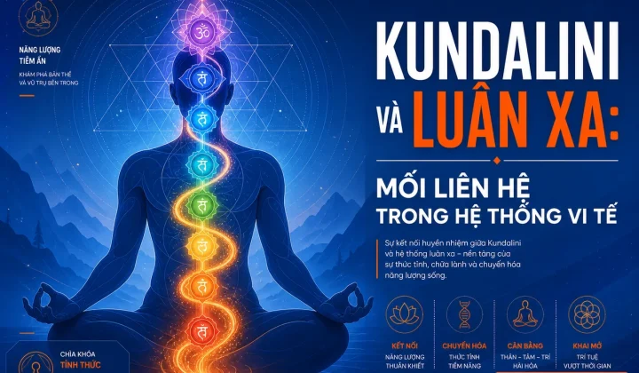 Kundalini và luân xa trong hệ thống năng lượng vi tế