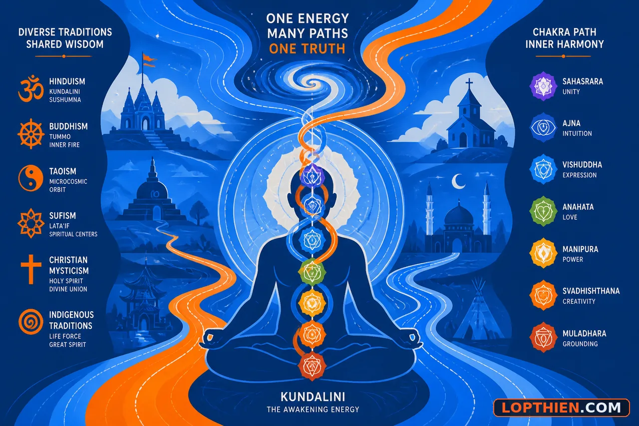 Kundalini và luân xa trong các truyền thống tâm linh