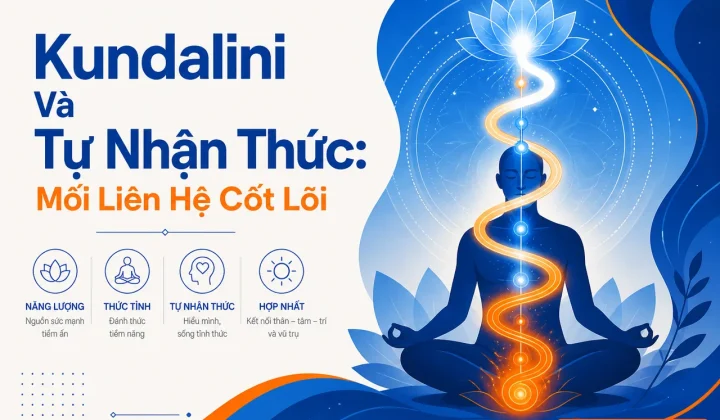 Kundalini và tự nhận thức: mối liên hệ năng lượng tâm linh và ý thức.