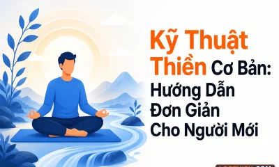 kỹ thuật thiền cơ bản cho người mới bắt đầu thực hành luyện tập.