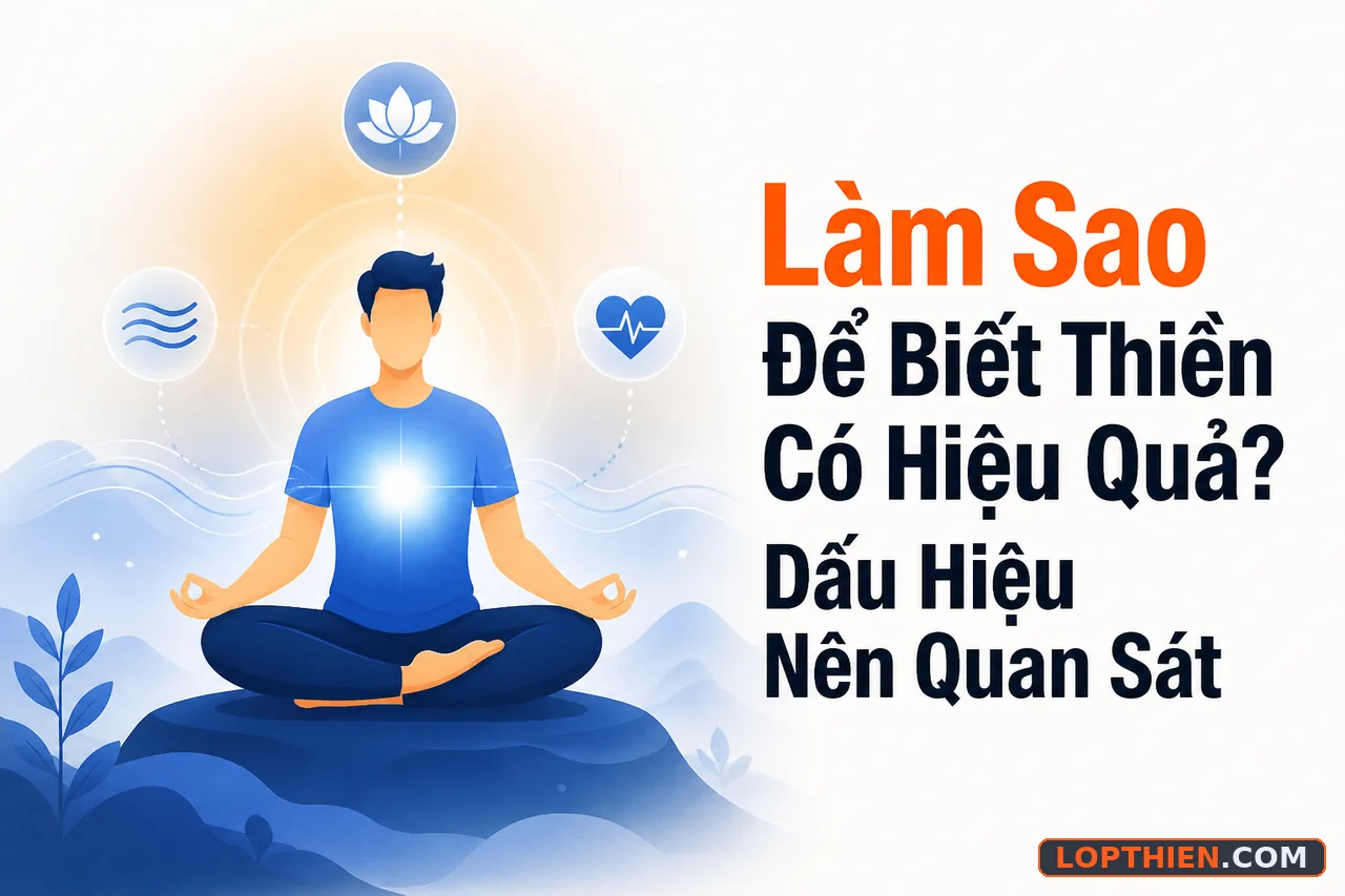 làm sao để biết thiền thành công qua những dấu hiệu cơ thể và tâm lý rõ rệt