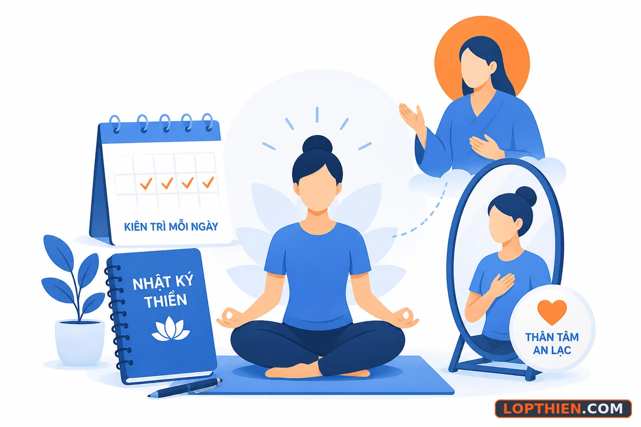 cách biết thiền thành công khi tự luyện tập tại nhà không có thầy