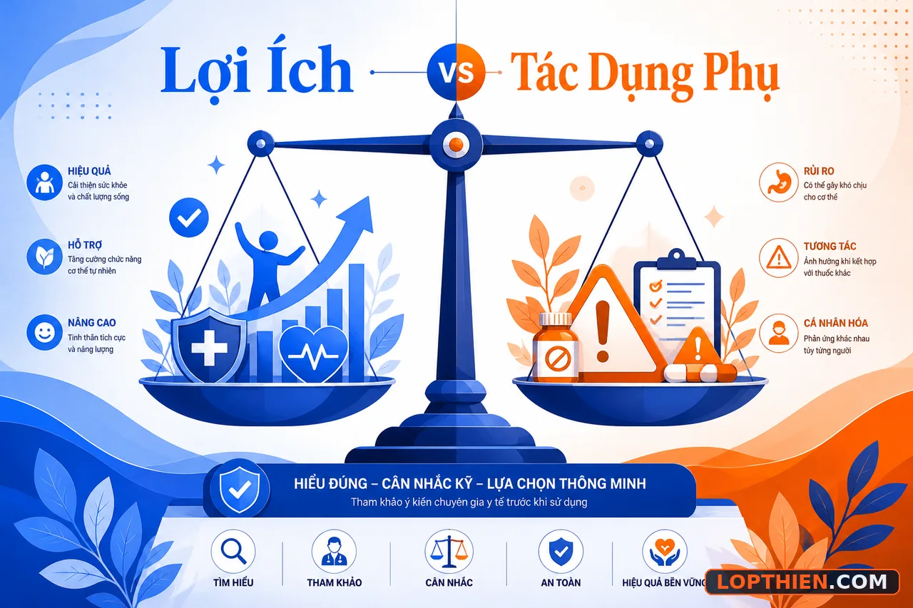 Cân bằng hình học giữa lợi ích thiền và tác dụng phụ tiềm ẩn
