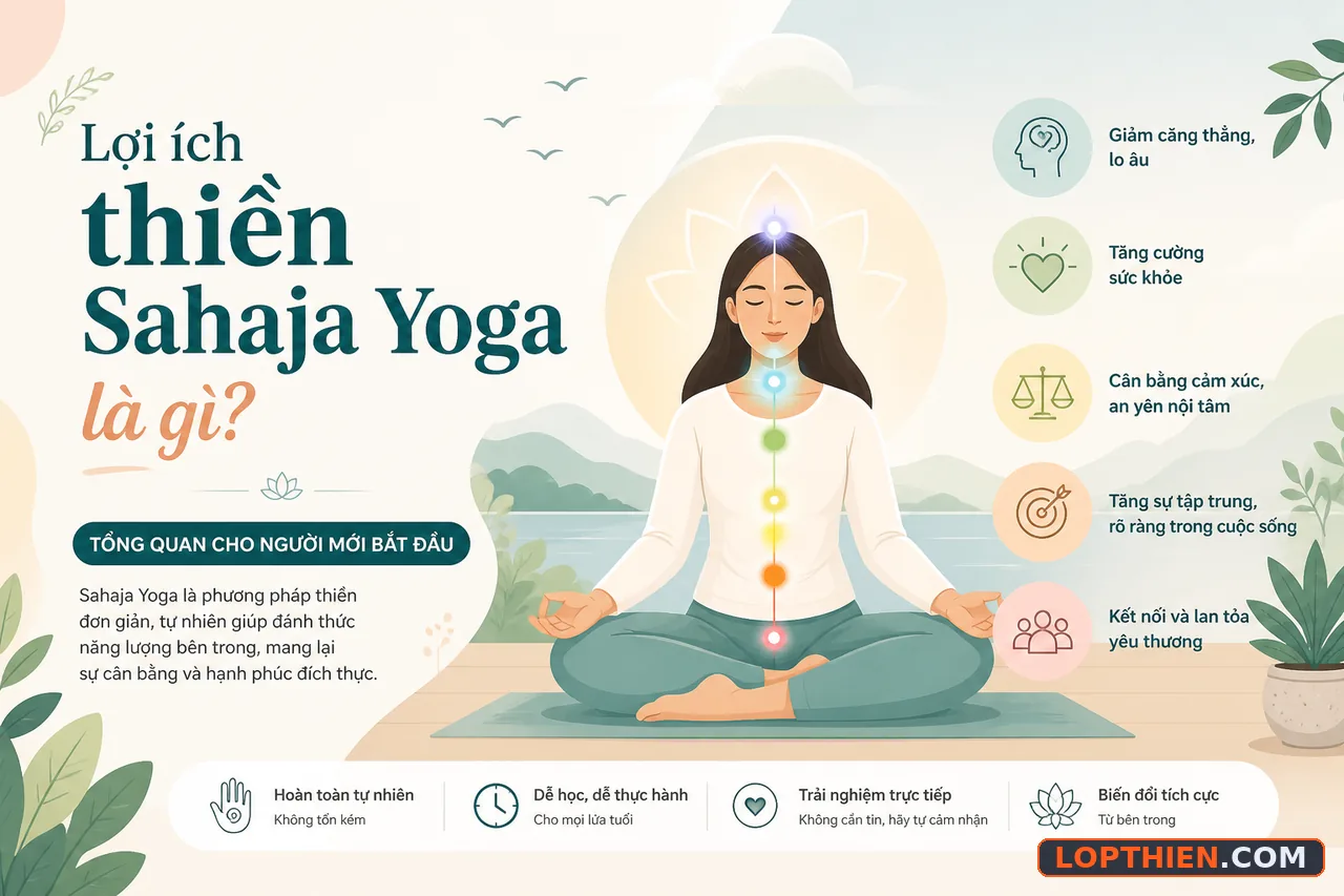 Lợi ích thiền Sahaja Yoga là gì? Tổng quan cho người mới bắt đầu - lợi ích thiền sahaja yoga