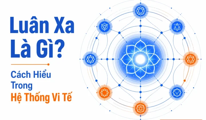 Luân xa là gì - minh họa các nút kết nối trong hệ thống vi tế