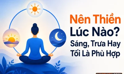 Nên thiền lúc nào trong ngày: sáng, trưa hay tối đều có lợi ích riêng.