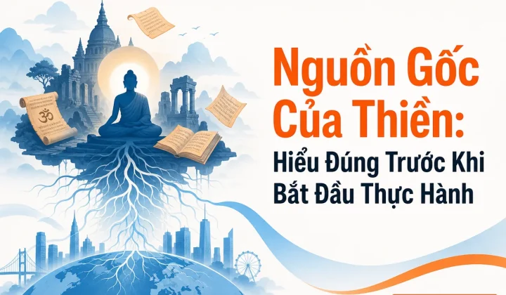 nguồn gốc của thiền từ Ấn Độ cổ đại lan rộng khắp thế giới qua nhiều nền văn hóa