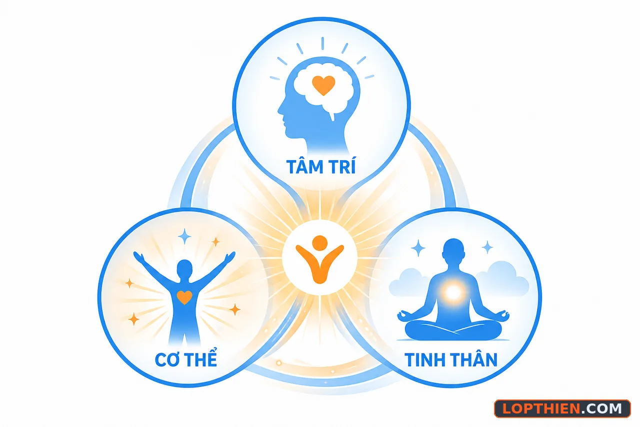 Lợi ích toàn diện sức khỏe tâm thần, thể chất từ nhận thức không suy nghĩ.