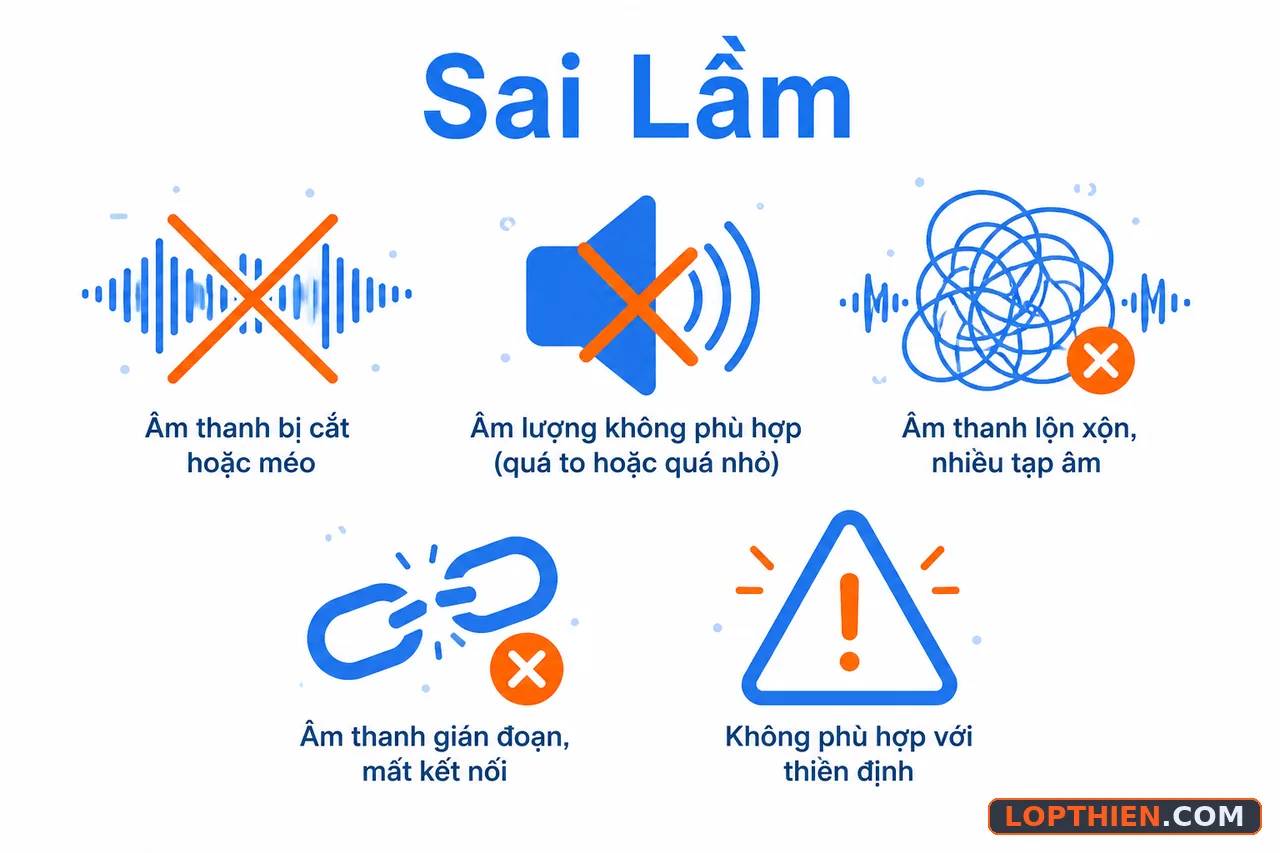 Sai lầm phổ biến dùng âm thanh thiền, tránh lỗi để nâng cao hiệu quả