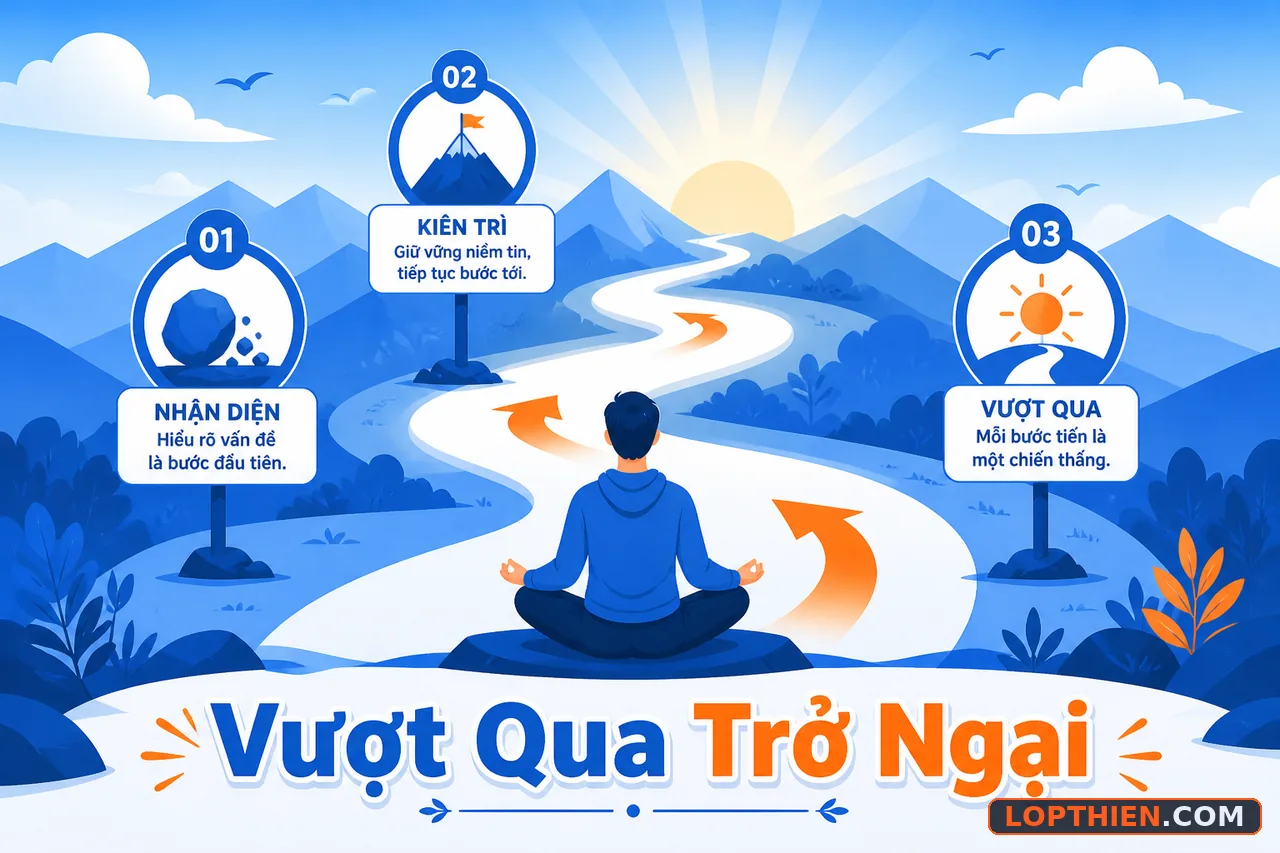 Con đường vượt qua những trở ngại khi bắt đầu bài thiền