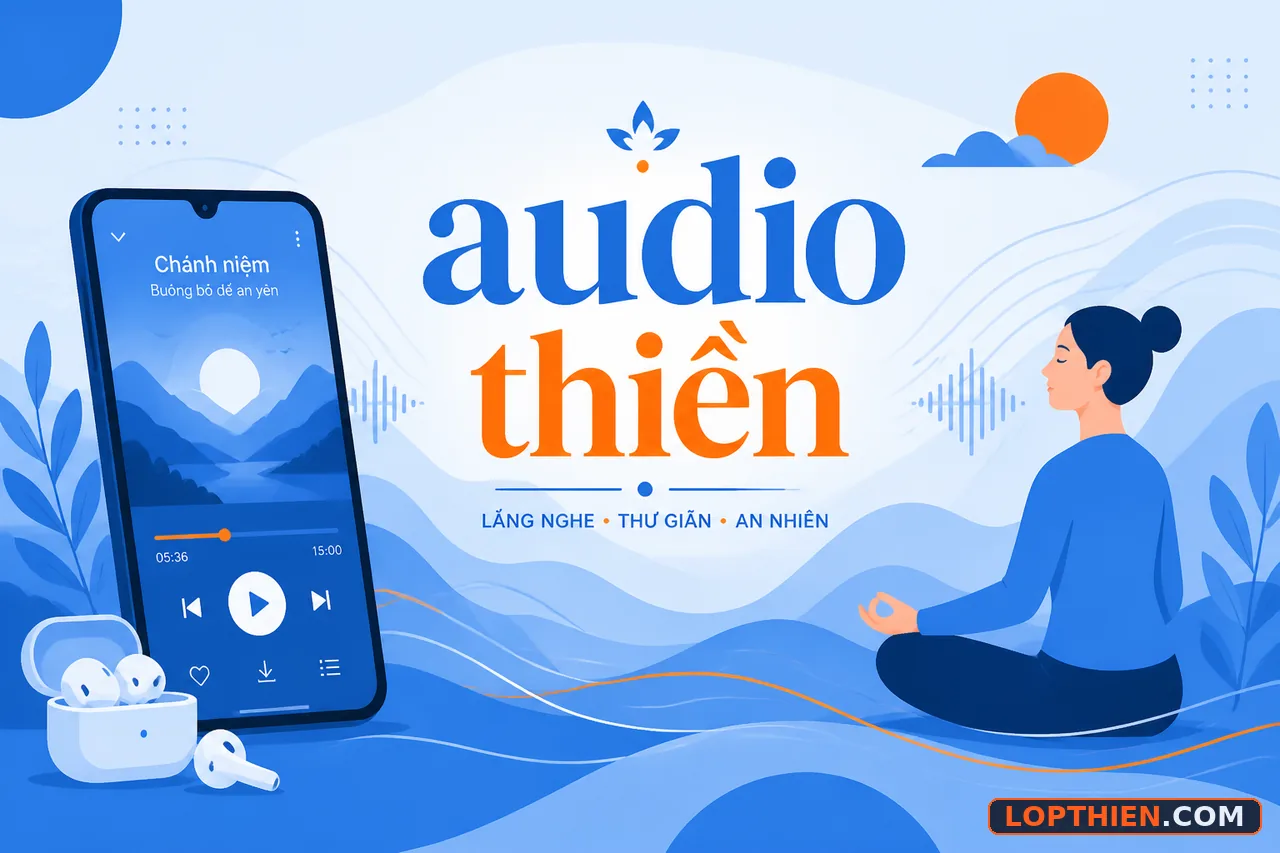 Audio thiền công cụ hỗ trợ thiền tập hàng ngày