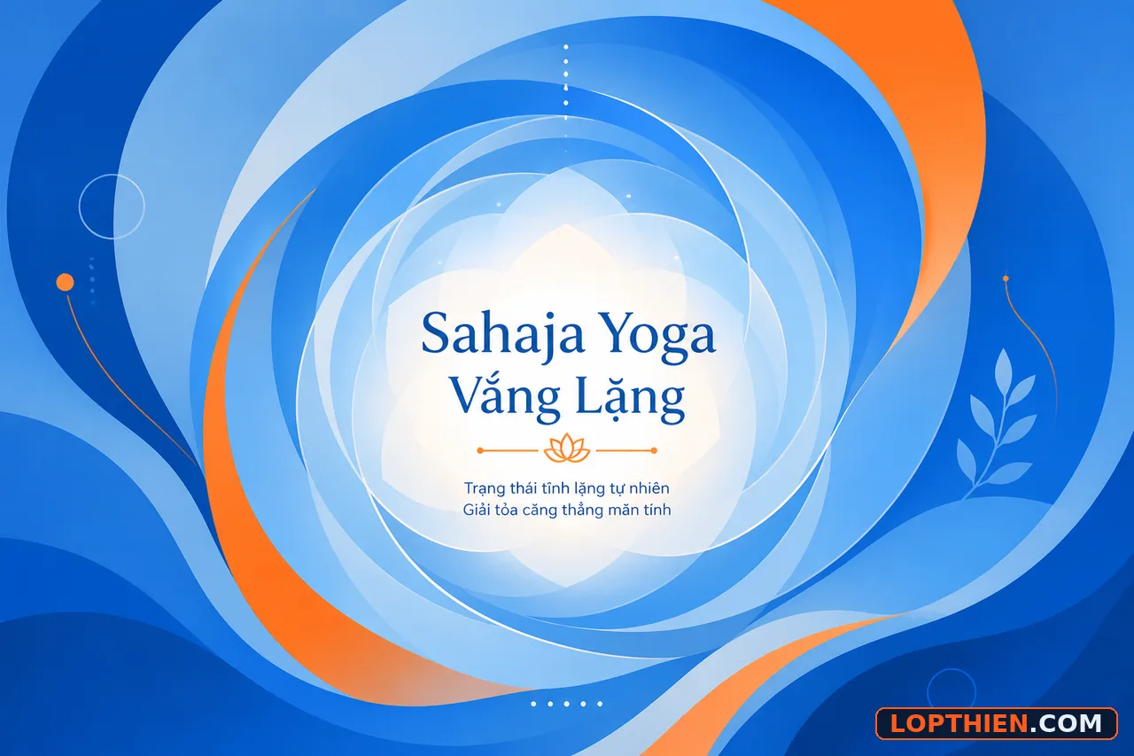 Trạng thái vắng lặng qua Sahaja Yoga thiền cho người căng thẳng mãn tính