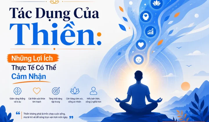 Tác dụng của thiền: những lợi ích thực tế có thể cảm nhận được