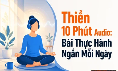 thiền 10 phút audio với người thực hành buổi sáng yên tĩnh