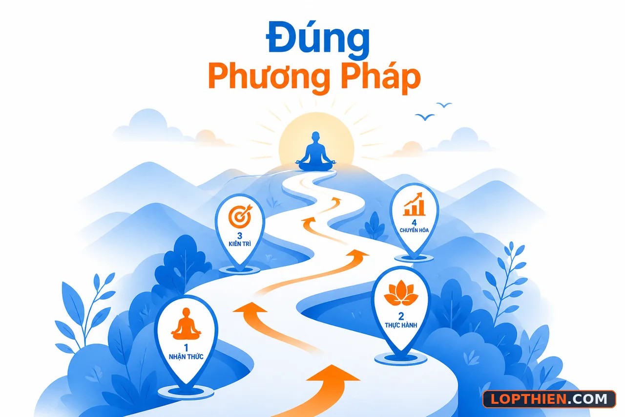 Con đường thiền an toàn với phương pháp và hướng dẫn đúng cách