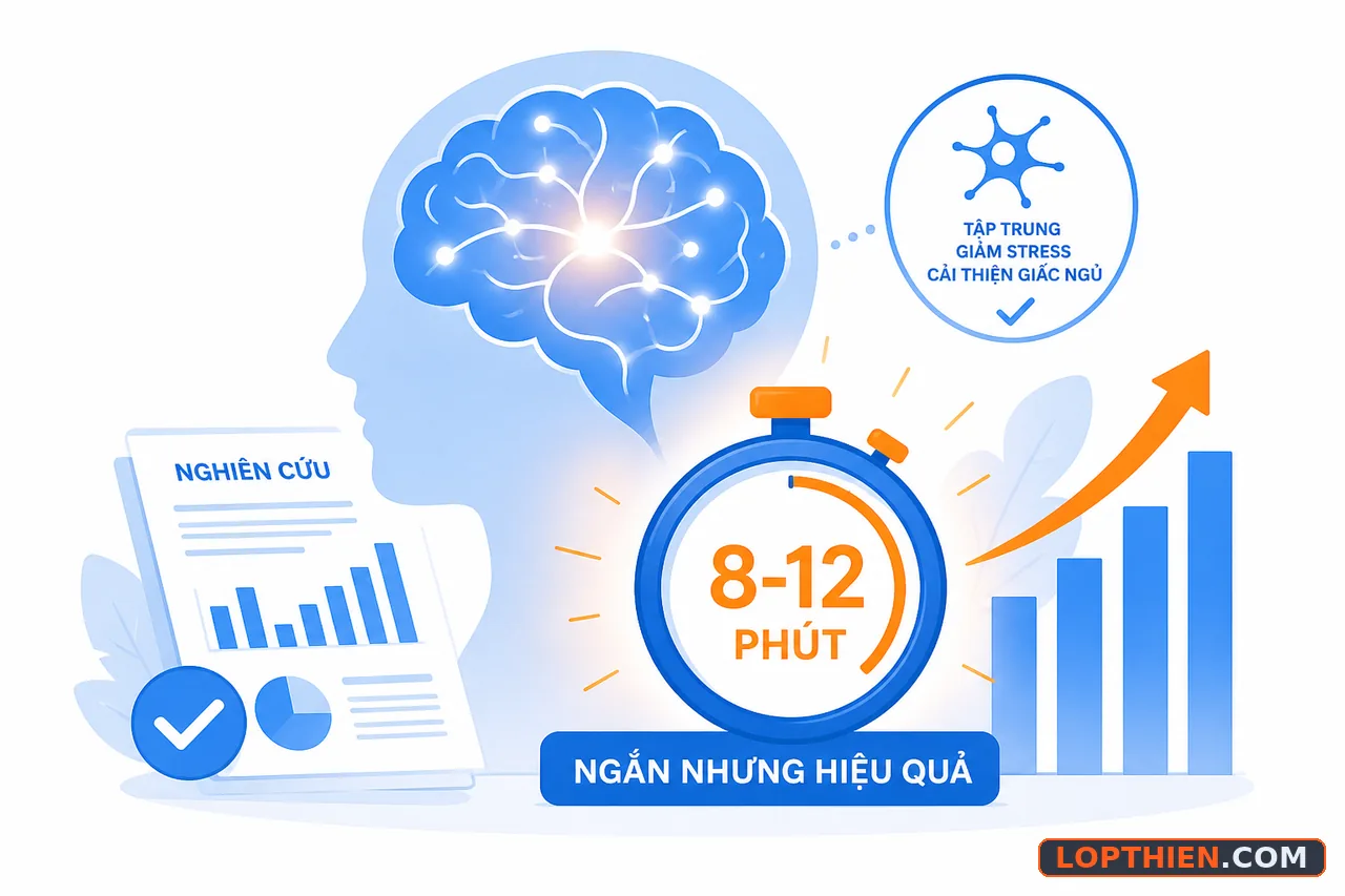 Khoa học chứng minh thời lượng thiền lý tưởng theo nghiên cứu